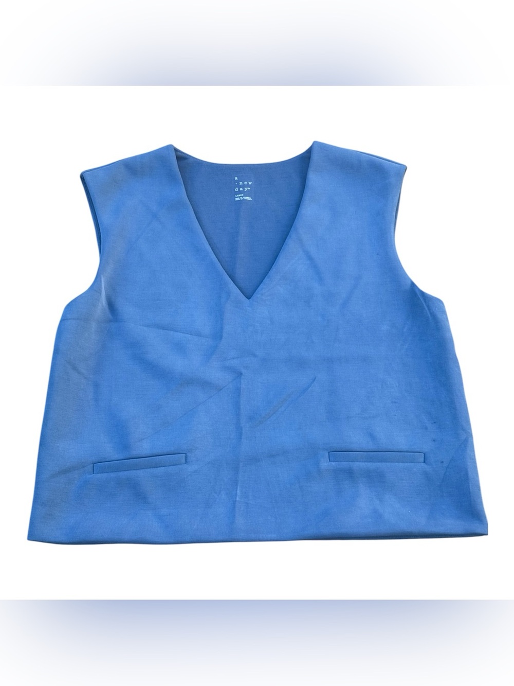 A New Day Women's V-Neck Sleeveless Vest Top - Blue